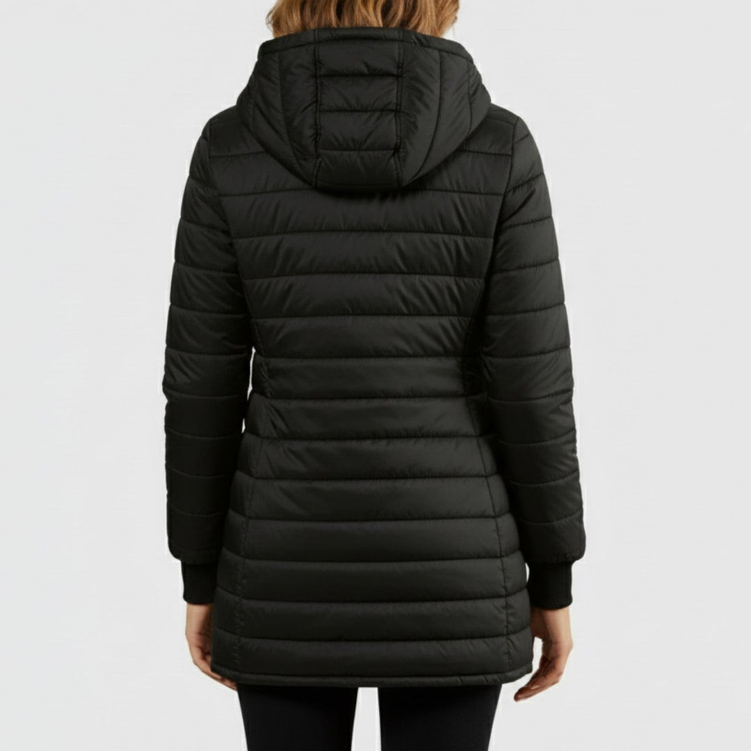Adelise | Women's Long Quilted Puffer Coat with Waterproof Winter Warmth