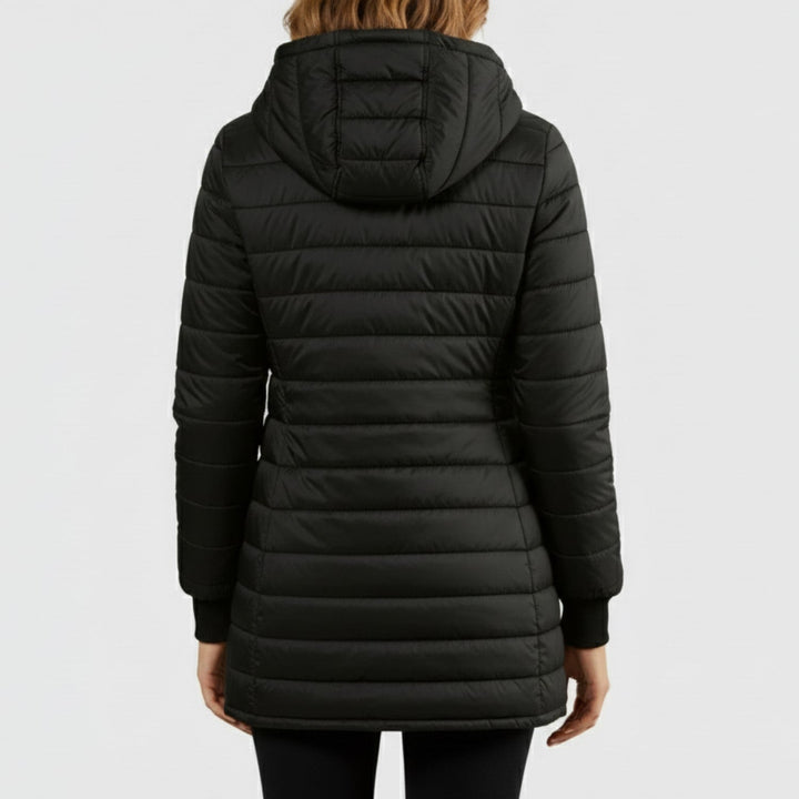 Adelise | Women's Long Quilted Puffer Coat with Waterproof Winter Warmth