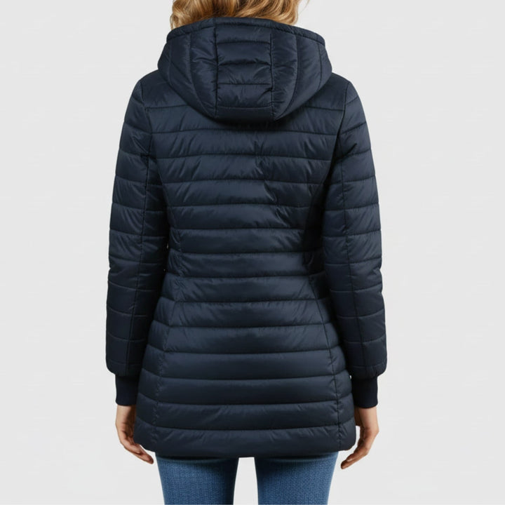 Adelise | Women's Long Quilted Puffer Coat with Waterproof Winter Warmth
