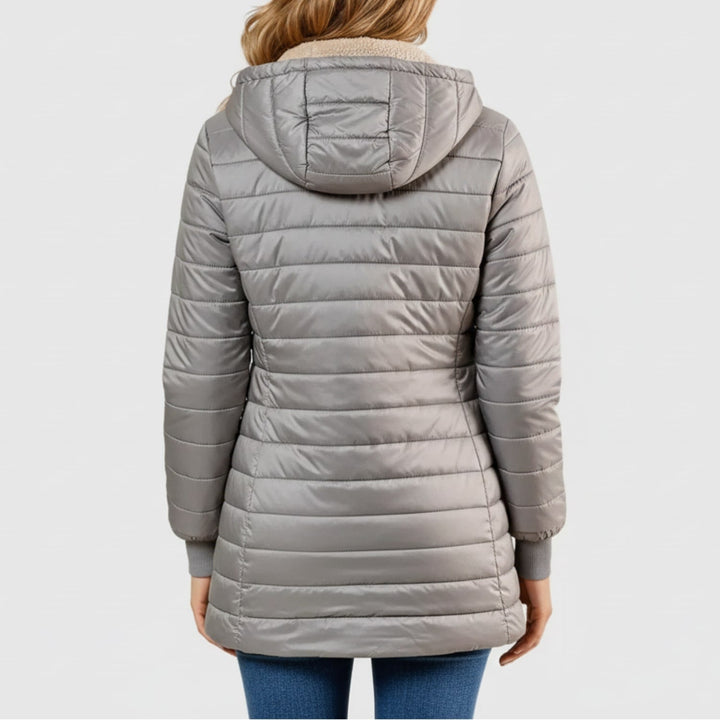 Adelise | Women's Long Quilted Puffer Coat with Waterproof Winter Warmth