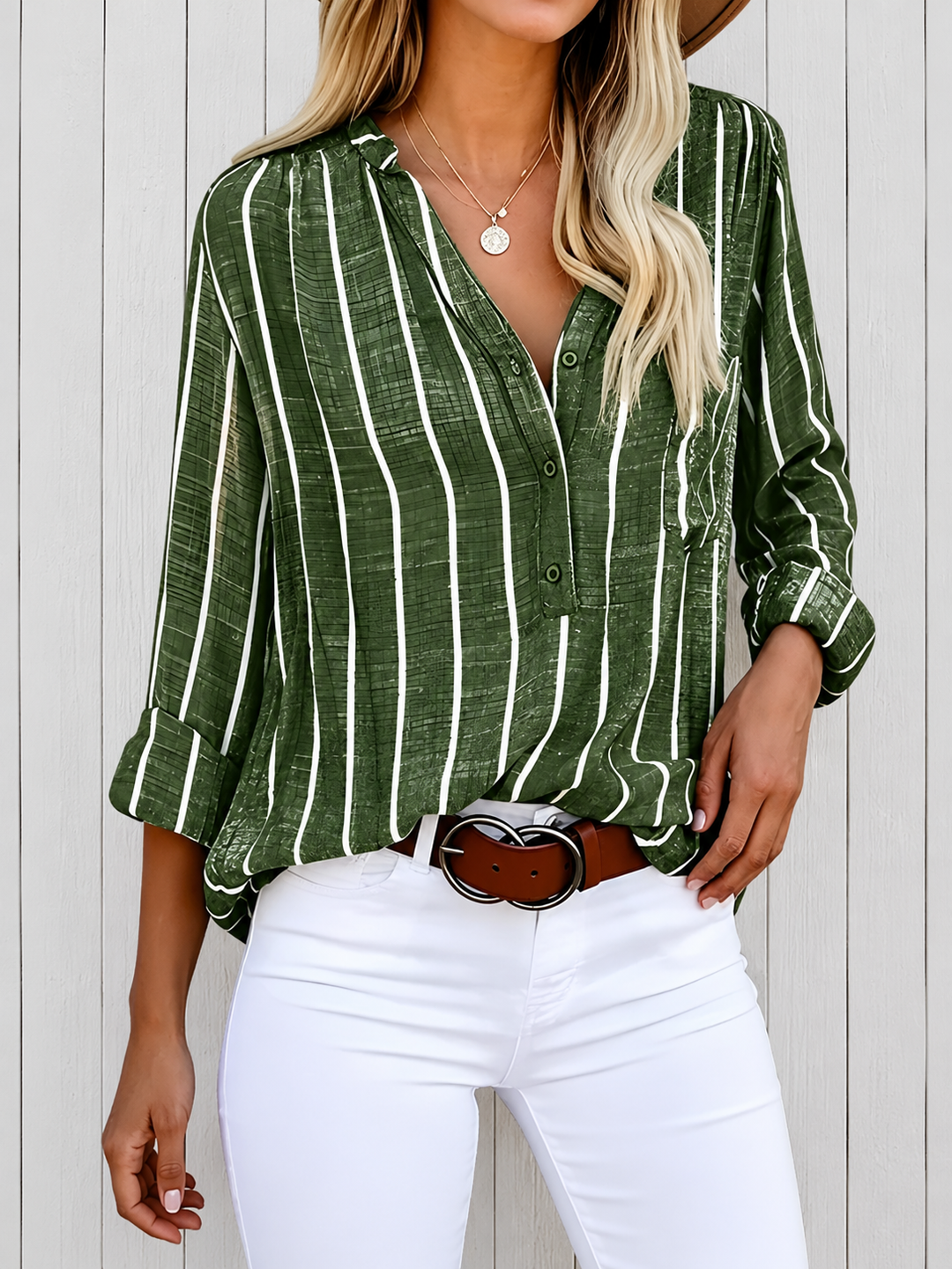 Lilac™ | Stylish Striped Blouse
