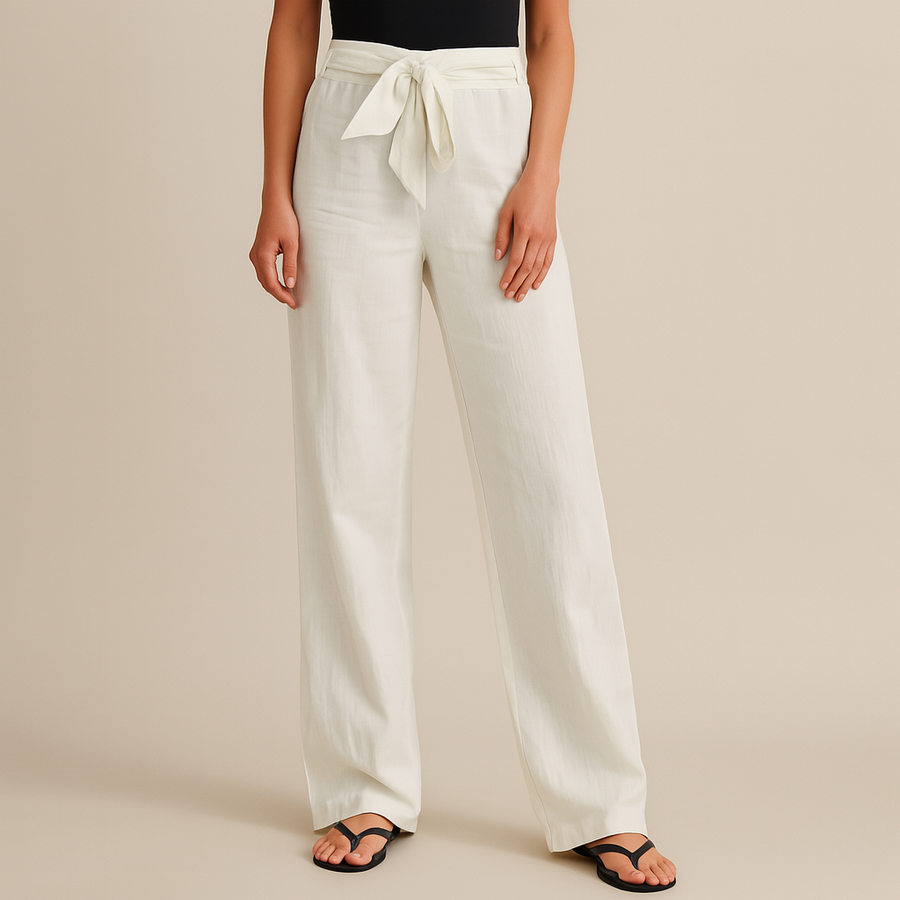 Lorraine – Effortless Tie Waist Trousers