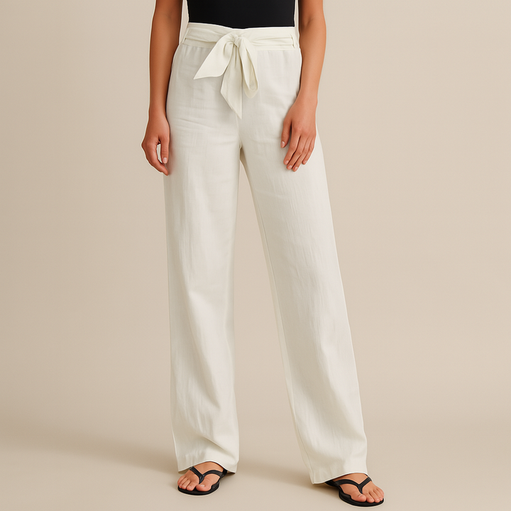 Lorraine – Effortless Tie Waist Trousers