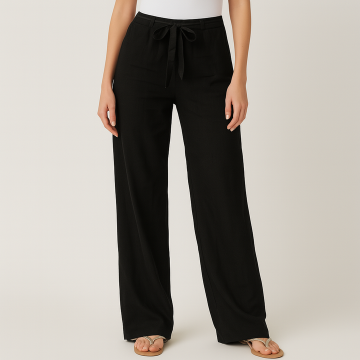 Lorraine – Effortless Tie Waist Trousers