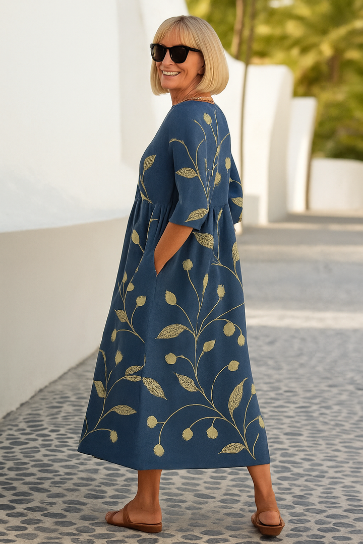 RELAXED MIDI DRESS LUNA