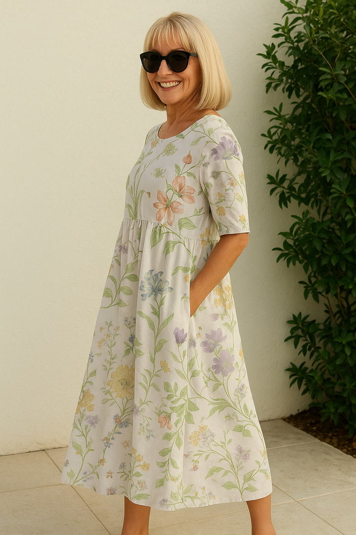RELAXED MIDI DRESS LUNA