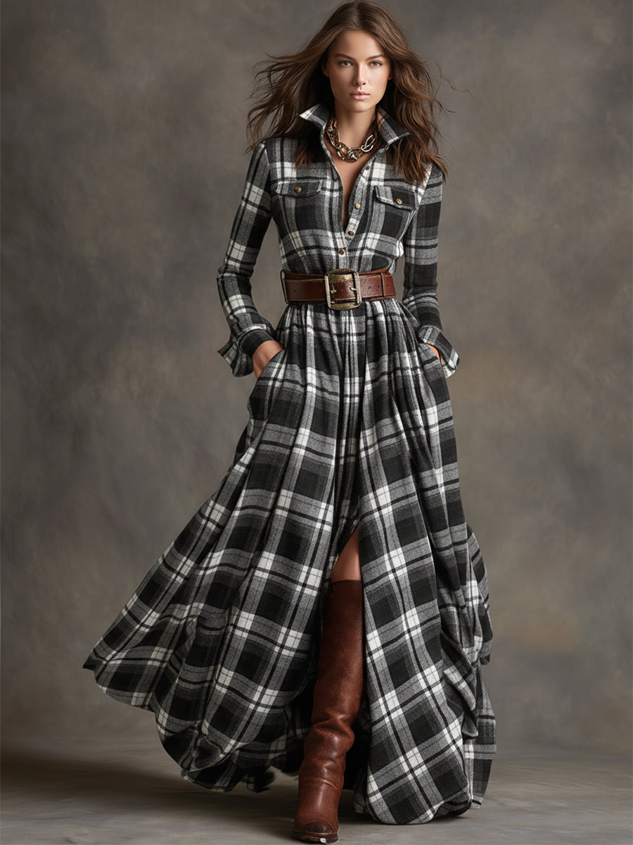 Taveline™ | Classic Elegant Shirt Dress