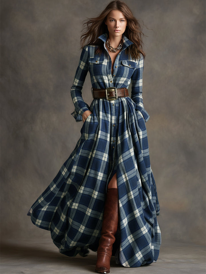 Taveline™ | Classic Elegant Shirt Dress