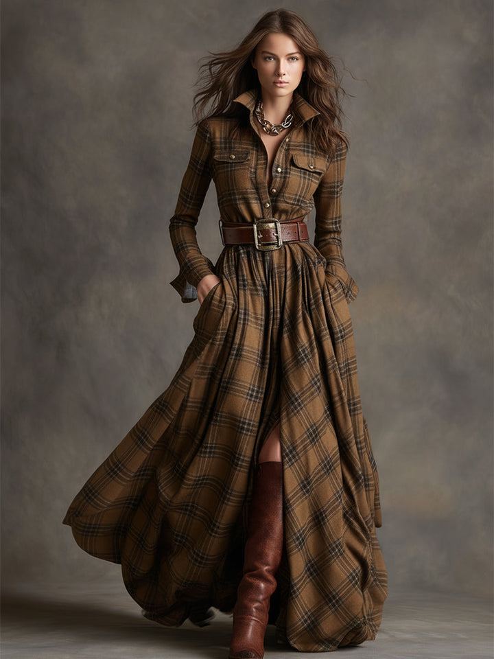 Taveline™ | Classic Elegant Shirt Dress