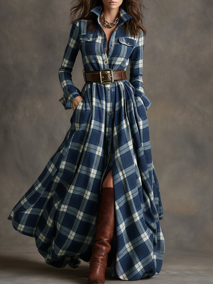 Taveline™ | Classic Elegant Shirt Dress