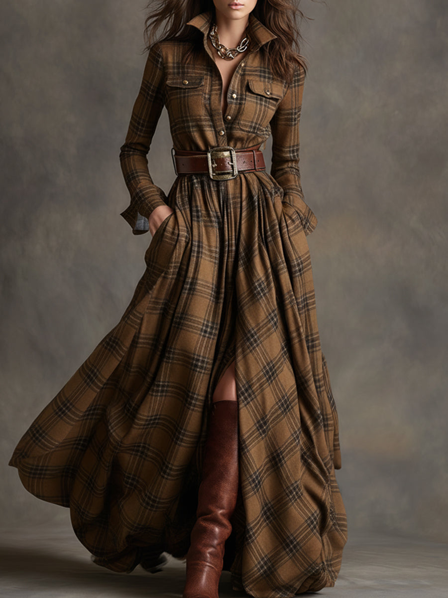 Taveline™ | Classic Elegant Shirt Dress