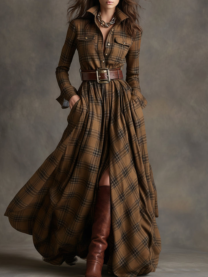 Taveline™ | Classic Elegant Shirt Dress