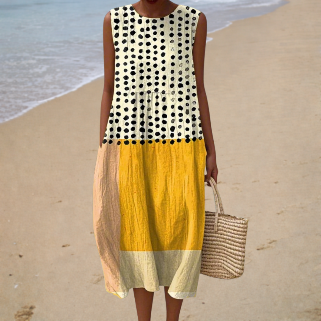 Summer Capucine Dress — sleeveless, summer print