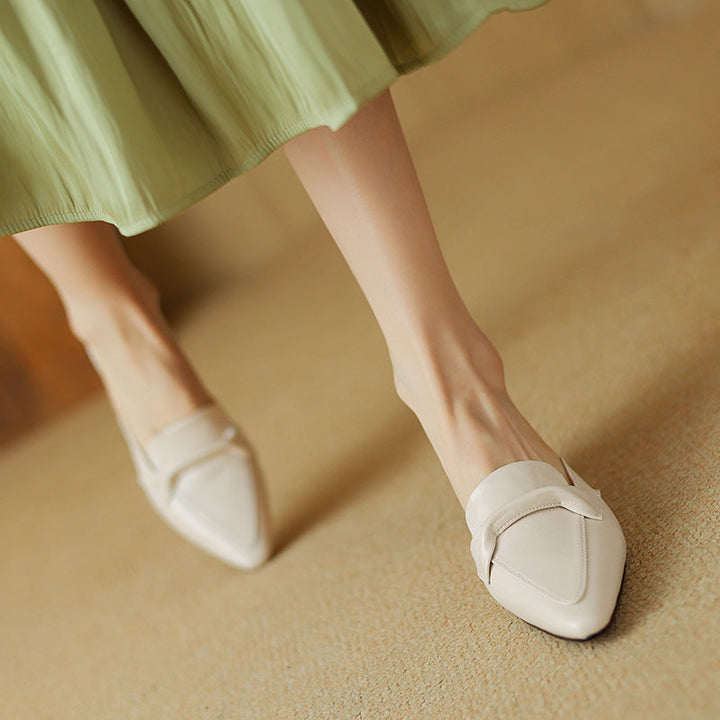 Letizia | Pointed Mules with Bow