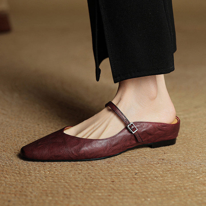 Nica | Mary Jane Pointed Mules