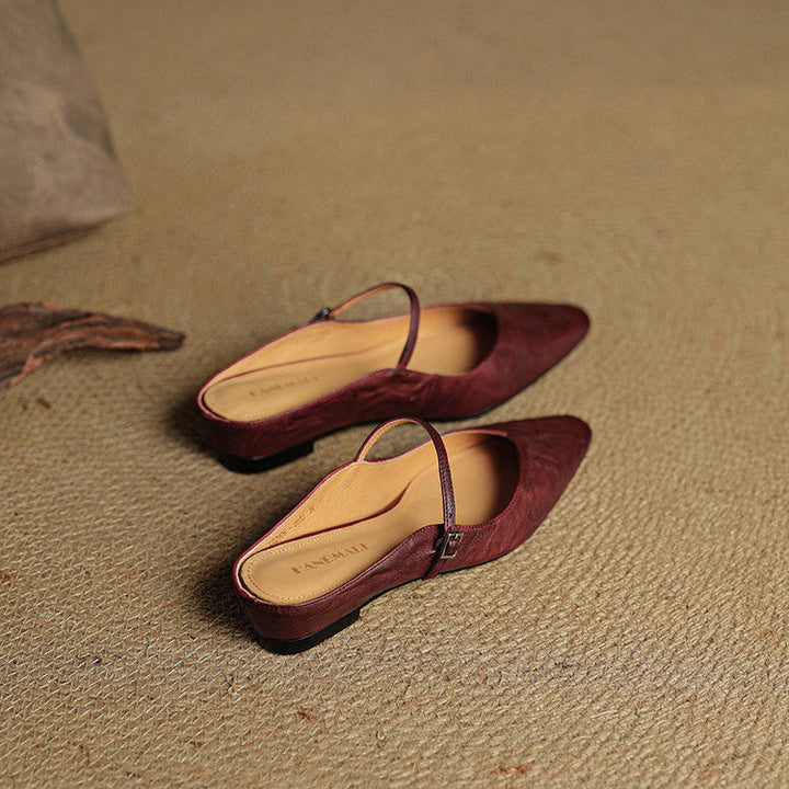 Nica | Mary Jane Pointed Mules