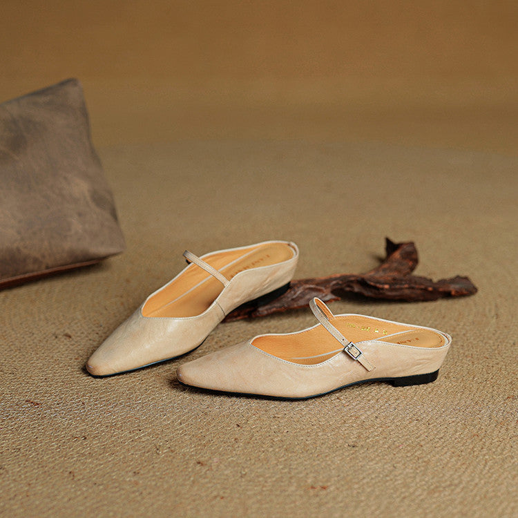 Nica | Mary Jane Pointed Mules