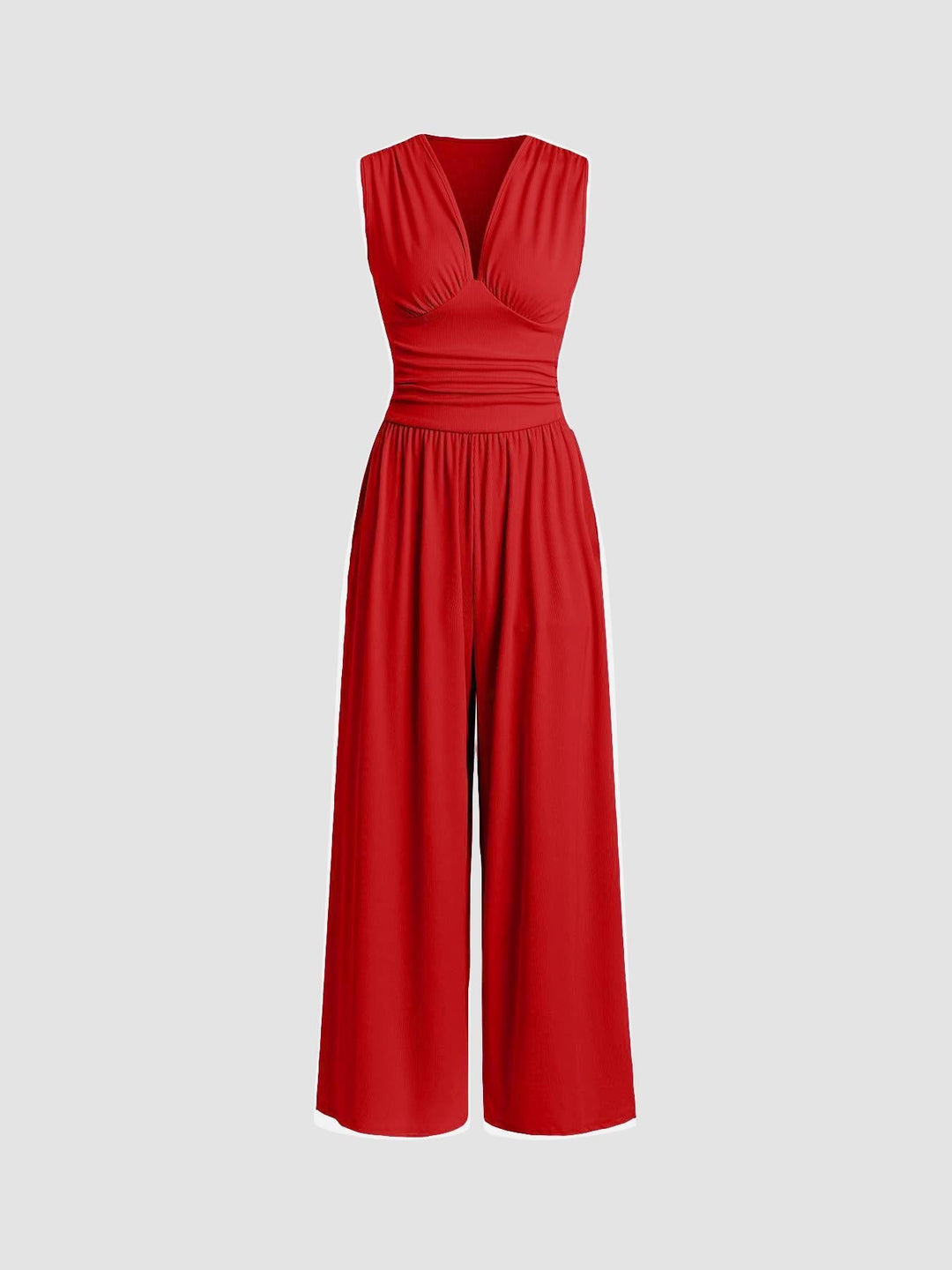 Halley | Chic Sleeveless Wide-Leg Jumpsuit