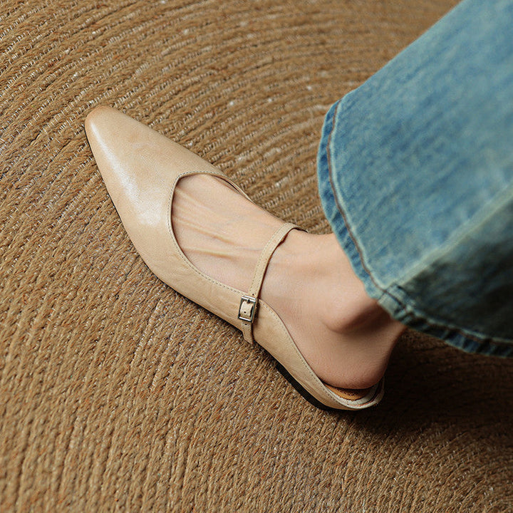 Nica | Mary Jane Pointed Mules