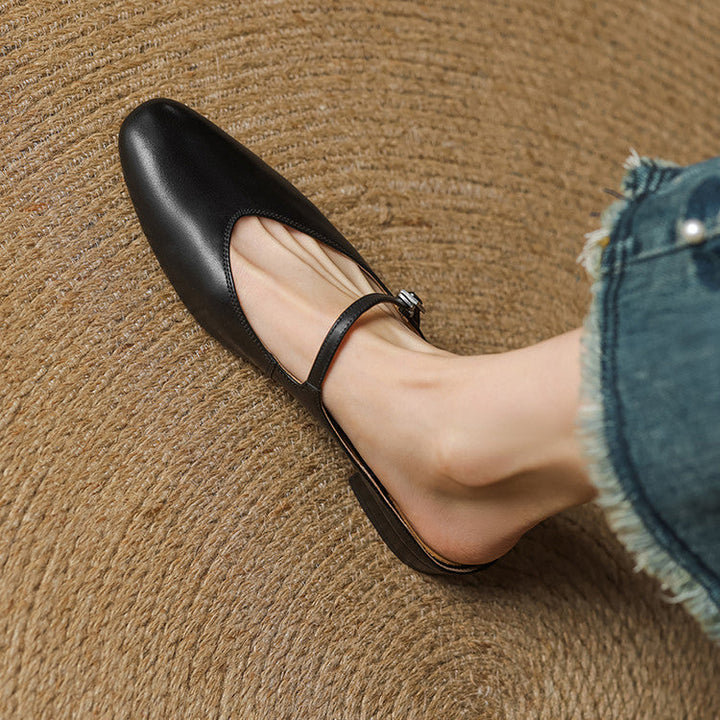Luciana | Almond Toe Mary Jane Mules