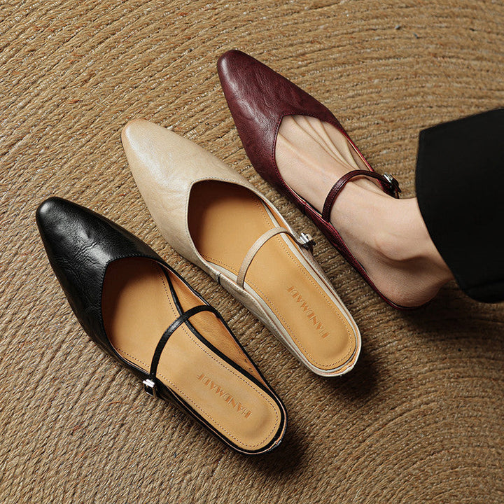 Nica | Mary Jane Pointed Mules