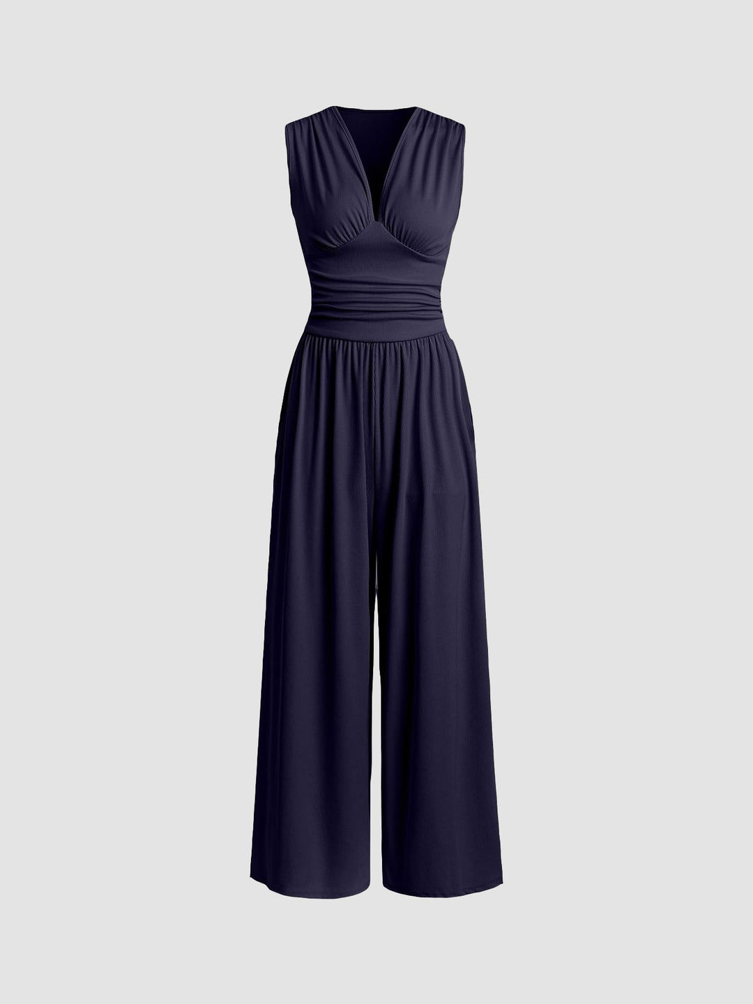 Halley | Chic Sleeveless Wide-Leg Jumpsuit