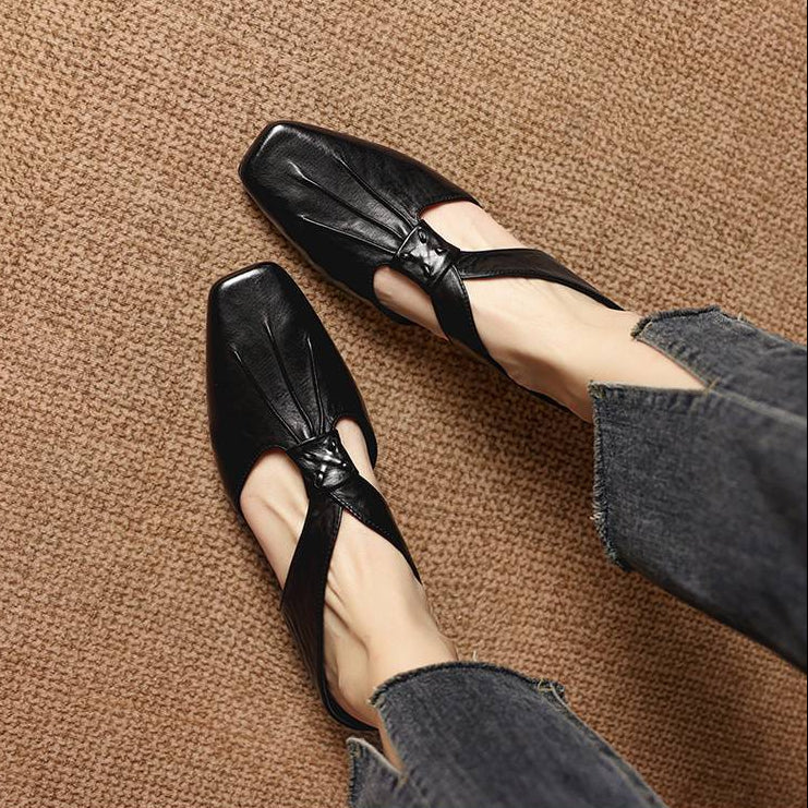 Anja | Mules with Bow and Closed Toe