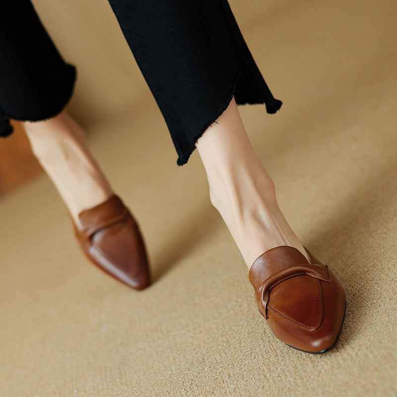 Letizia | Pointed Mules with Bow