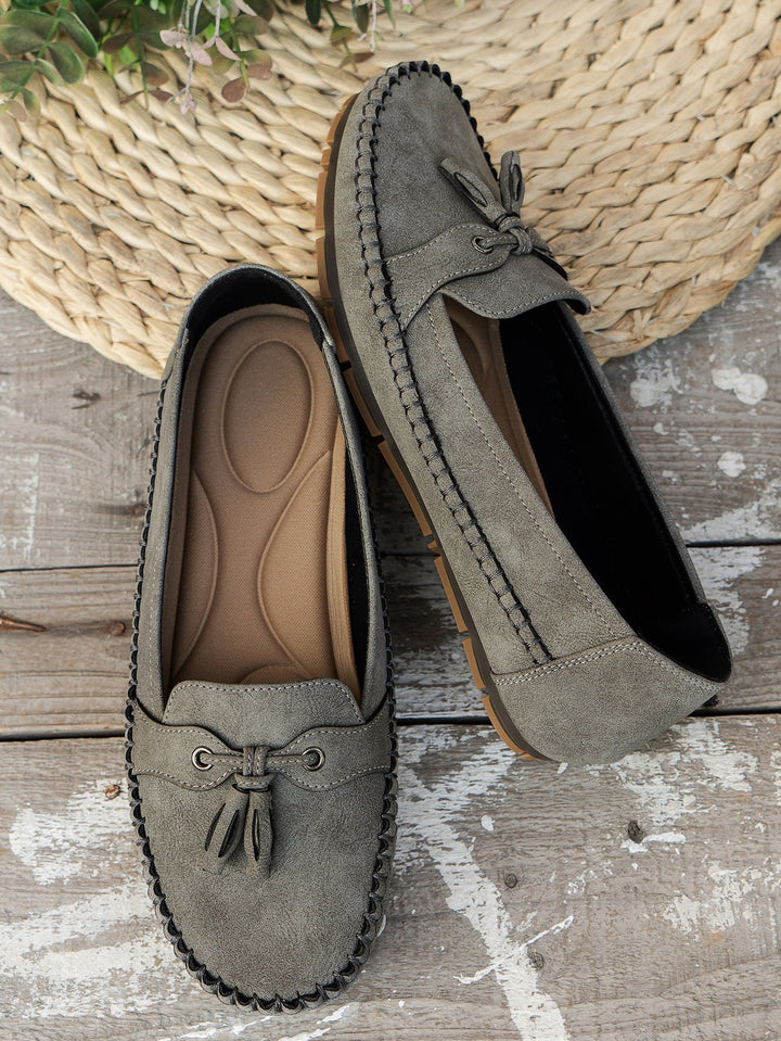 Becky | Orthopaedic Vintage Bow Loafers