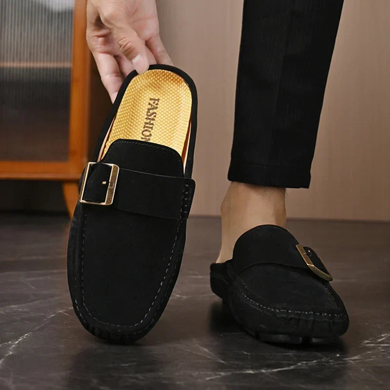 Isabella | Mule Loafers with Buckle