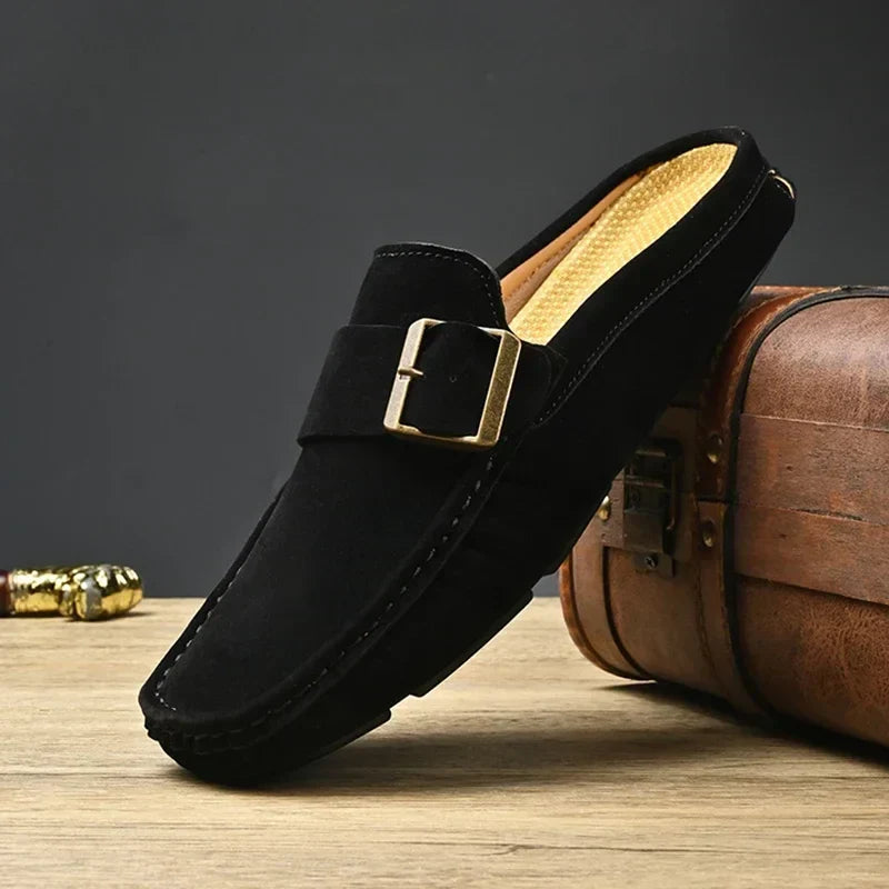 Isabella | Mule Loafers with Buckle
