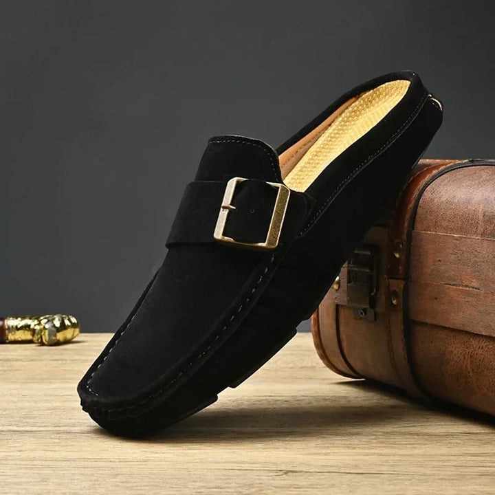 Isabella | Mule Loafers with Buckle