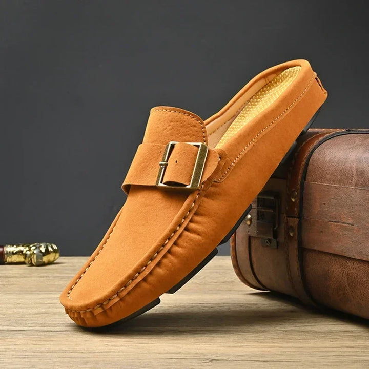 Isabella | Mule Loafers with Buckle