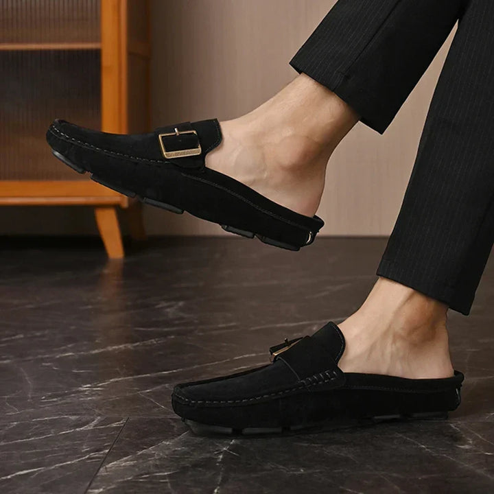 Isabella | Mule Loafers with Buckle
