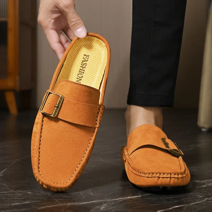 Isabella | Mule Loafers with Buckle