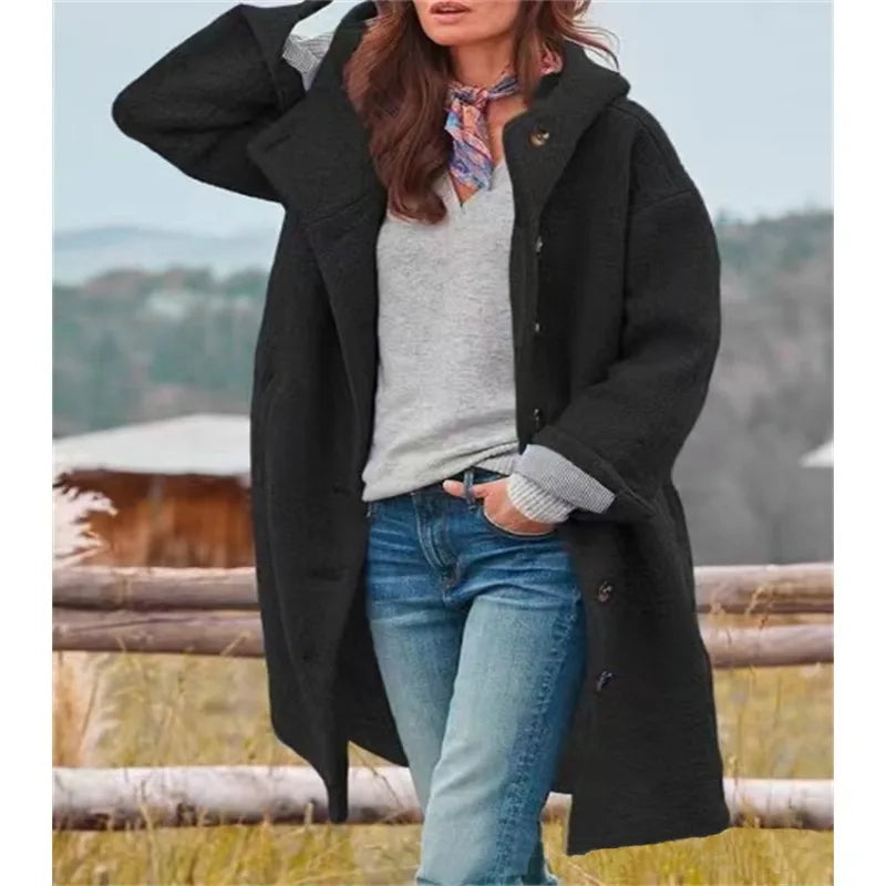 Rosamund | Hooded Longline Coat