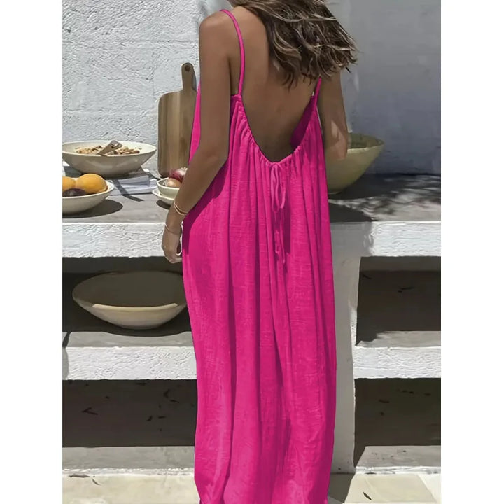 Talia | Backless Maxi Dress