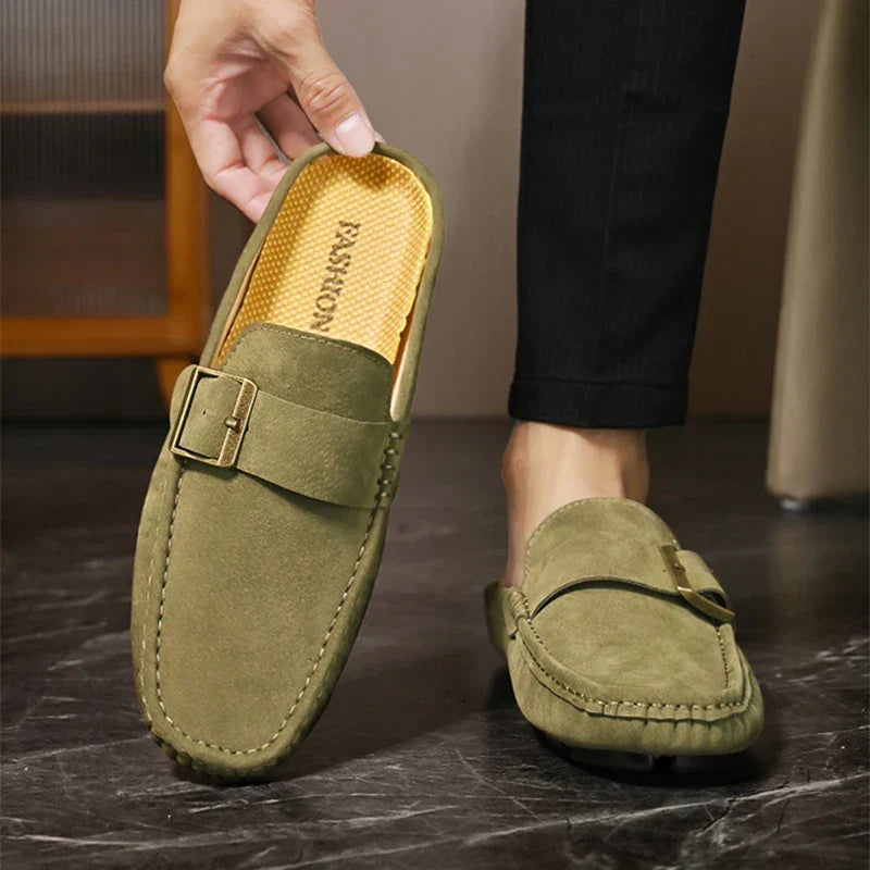 Isabella | Mule Loafers with Buckle