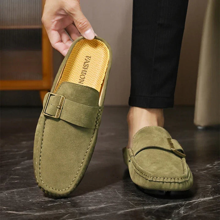 Isabella | Mule Loafers with Buckle