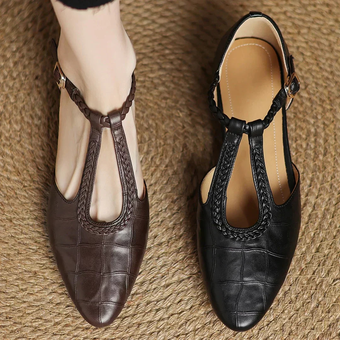 Clara - Orthopaedic Leather Mary Jane Shoes