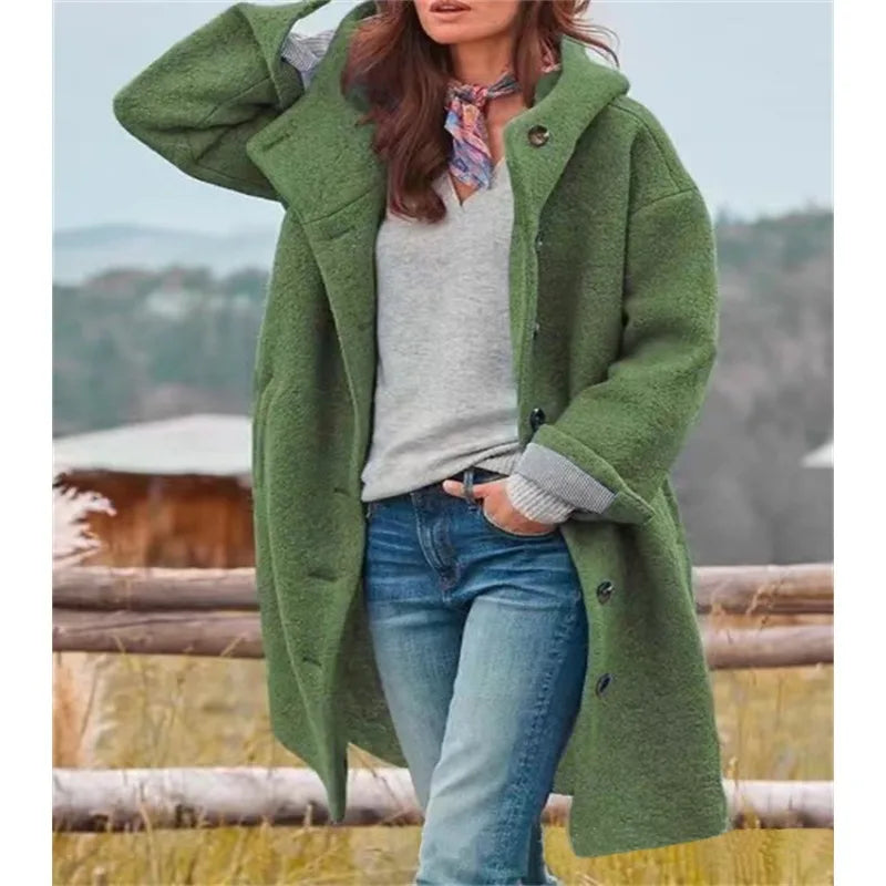 Rosamund | Hooded Longline Coat