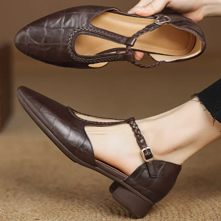 Clara - Orthopaedic Leather Mary Jane Shoes