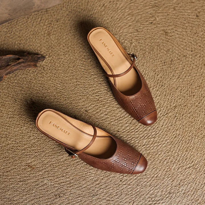 Liana | Mary Jane Mules with Heel