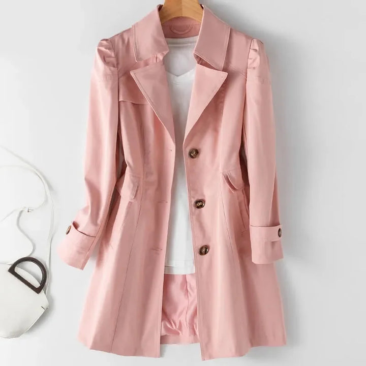 Constance | Lightweight Single-Breasted Trench Coat