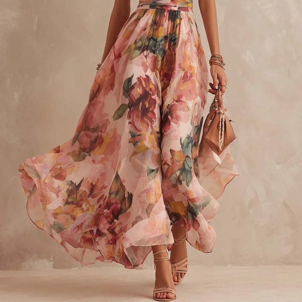 Aurelia | One-Shoulder Floral Maxi Dress