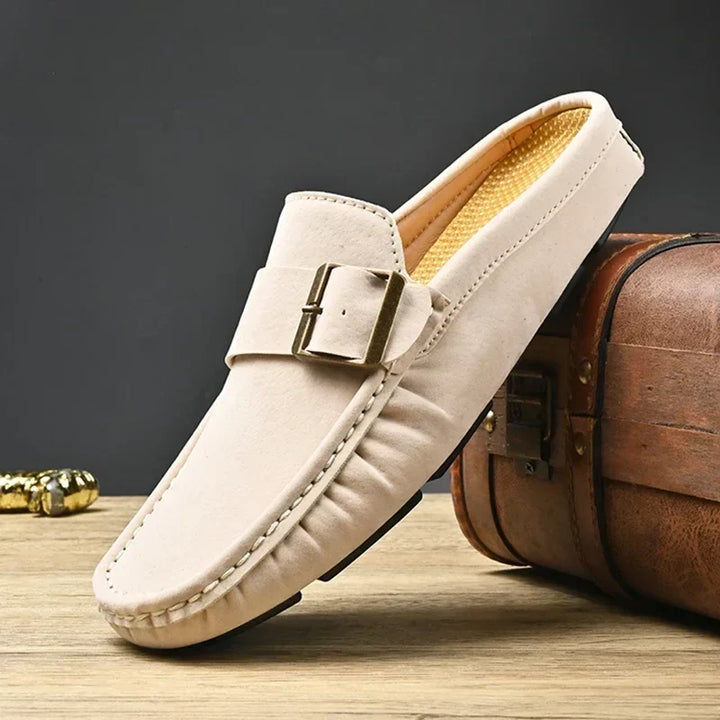 Isabella | Mule Loafers with Buckle