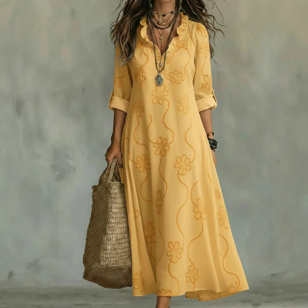 Sienna - Long Floral Dress