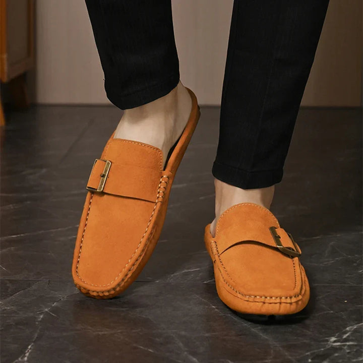 Isabella | Mule Loafers with Buckle