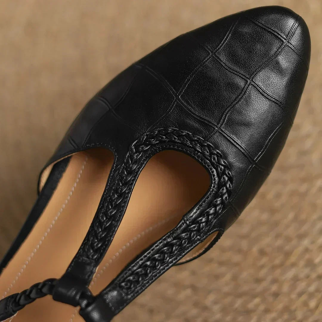 Clara - Orthopaedic Leather Mary Jane Shoes