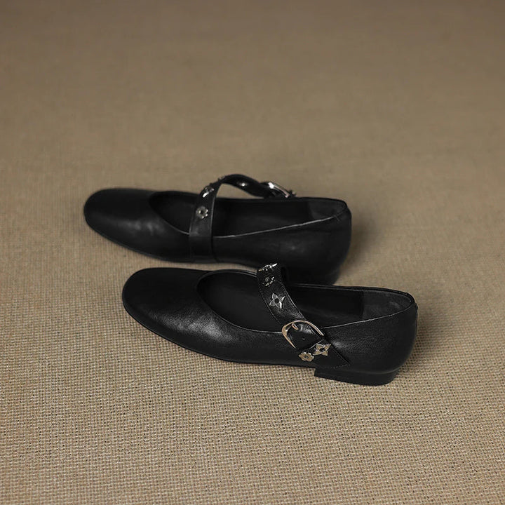 Kylen | Mary Jane Ballerinas with Studs